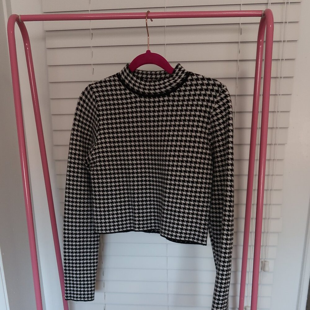 🖤🤍 Black & White Checkered Matching Set – Too Cute! 🤍🖤